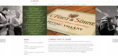 Screenshot Website www.conrad-fuerst.si