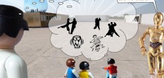 C-3PO wundert sich über die Programmvielfalt bei aspern movement und freut sich auf die Roboterhasen und einen Kollegen aus Bambus. © content.associates / Anne Wübben