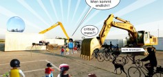 Die Pionierfamilie in aspern Die Seestadt Wiens heißt alle Fahrradenthusiasten herzlich willkommen bei aspern movement © content.associates / Anne Wübben